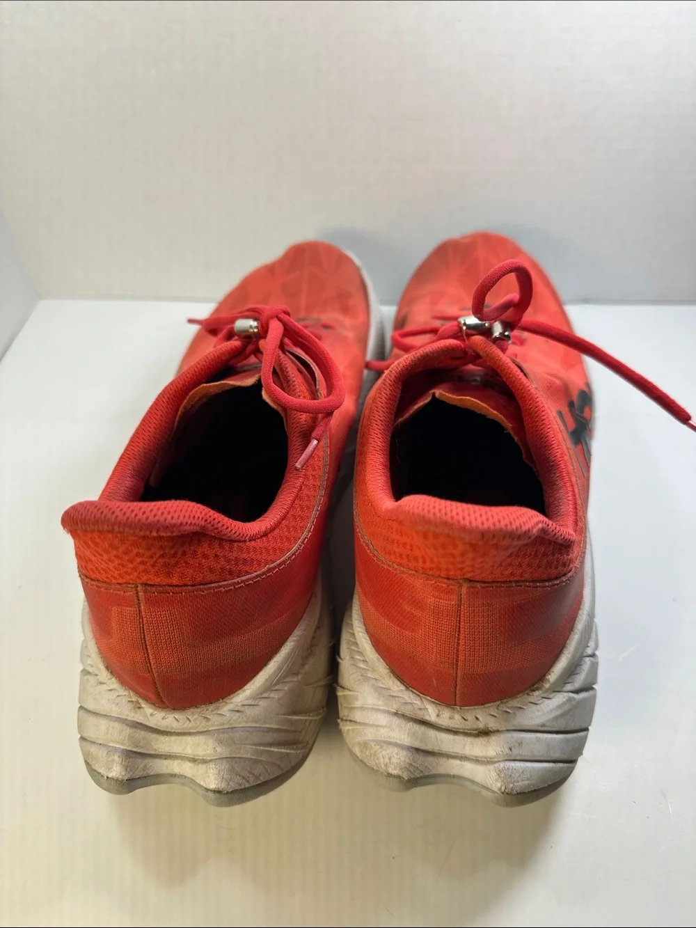 Hoka Men’s Red Running Shoes Lace-Up Size 13